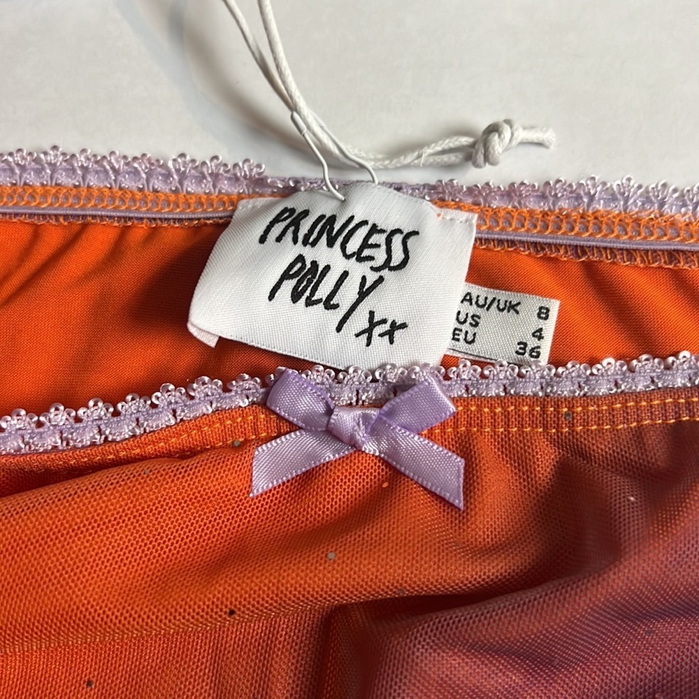 PRINCESS POLLY LOXLEY MINI SKIRT MULTI | Size 4 - Picture 9 of 9